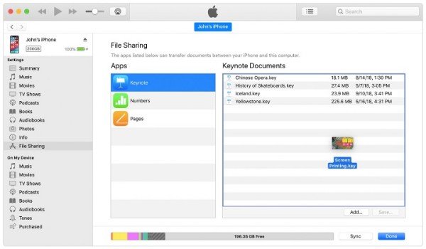 Как перенести файлы с компьютера на ipad