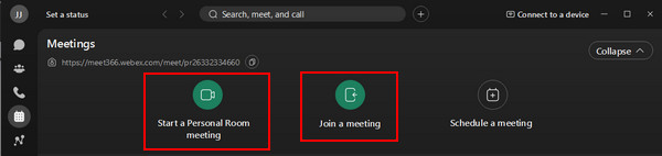 Join Meeting Or Create Room