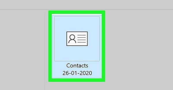 Locate Contacts On Computer