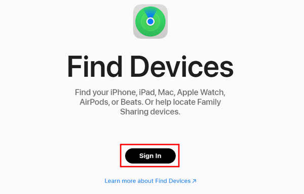 Log Into iCloud Find Device