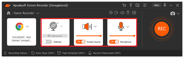 Make Recording Settings