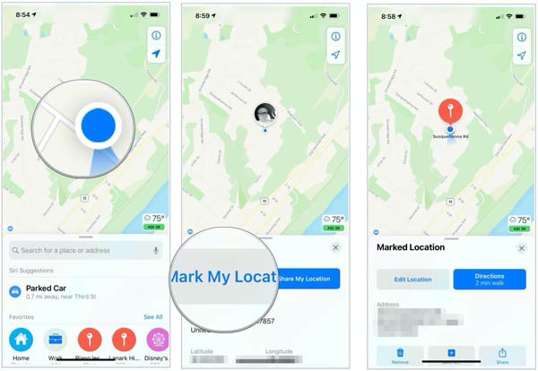 Measure Distance Apple Map App