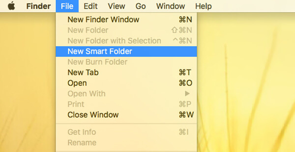 New Smart Folder