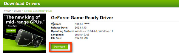 Nvidia Download The Driver
