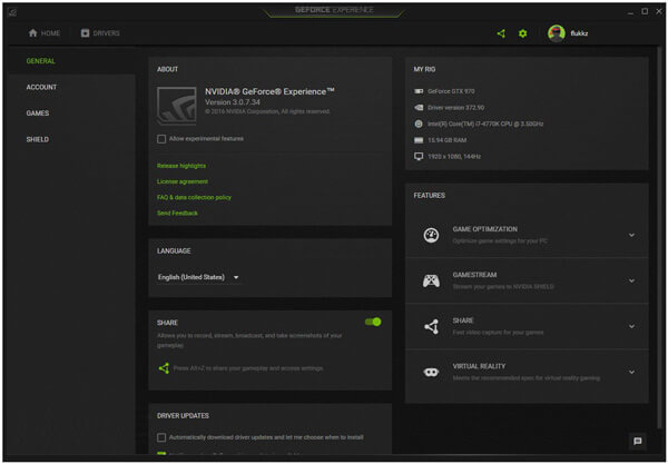 geforce experience screen recorder