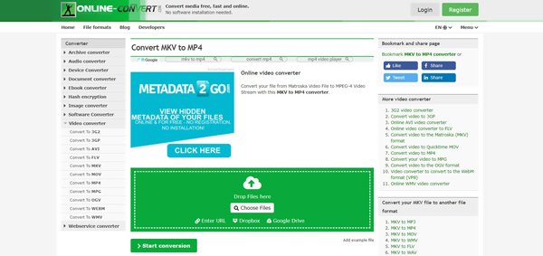 online free mkv to mp4 converter