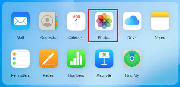 Open Photos Folder In Web iCloud