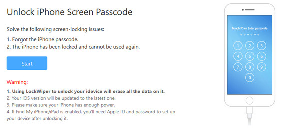 Passcode Screen Unlock Lockwiper