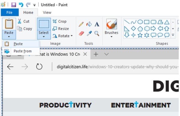 how to take a screenshot on windows 10 thinkpad