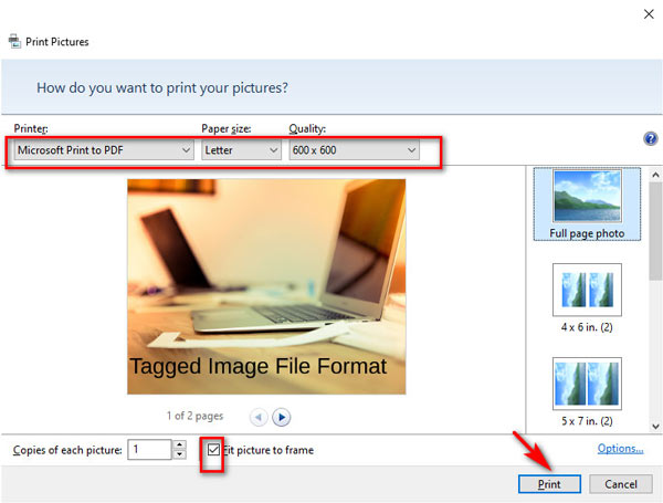 how to batch convert tiff to pdf adobe acrobat pro