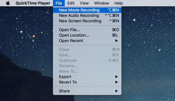Quicktime Player Open File
