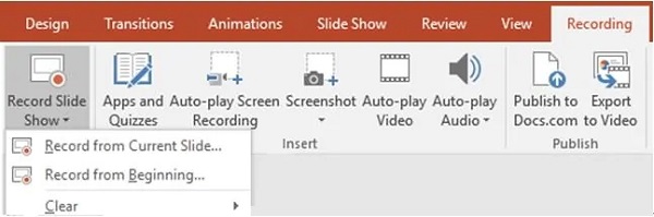 how to record presentation on powerpoint