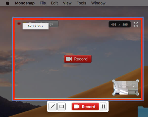 Record video monosnap