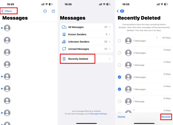 4 løsninger] Hvordan skjule meldinger på iPhone med iOS 17