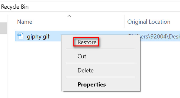 Recover Gif From Recycle Bin