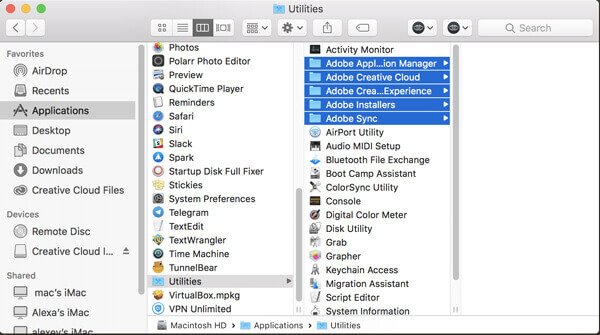 how to remove adobe creative cloud mac
