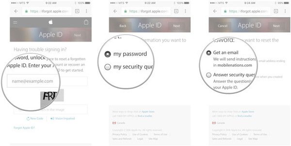 find apple id with just recovery email