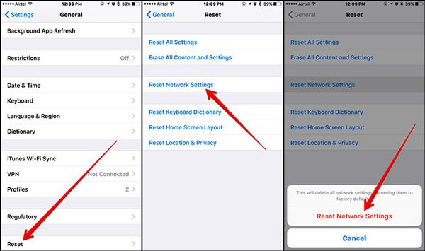 Reset Network Settings