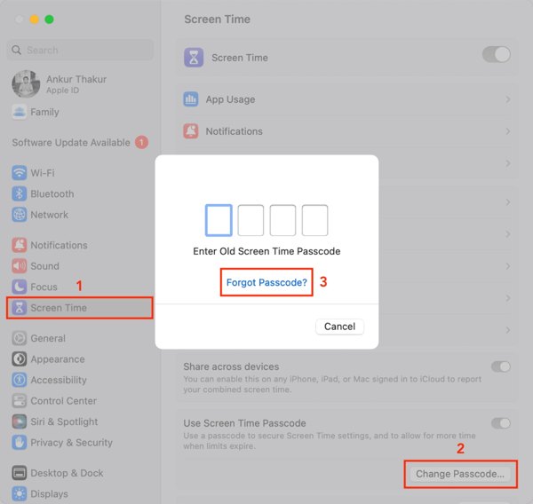 Reset Passcode Mac