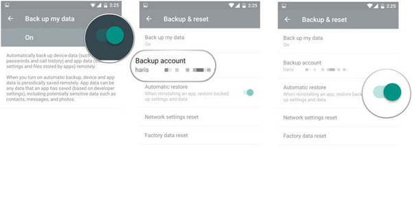 Restore Google Cloud backup