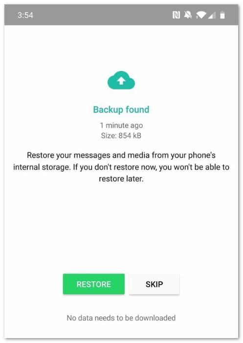 restore photos from google backup