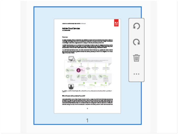 在Adobe Acrobat Pro中旋转pdf页面