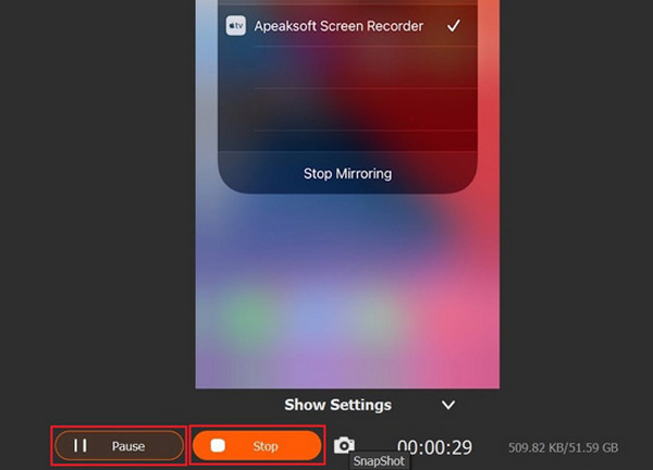 Save MP4 Recording Apeaksoft