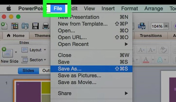 Save PowerPoint File