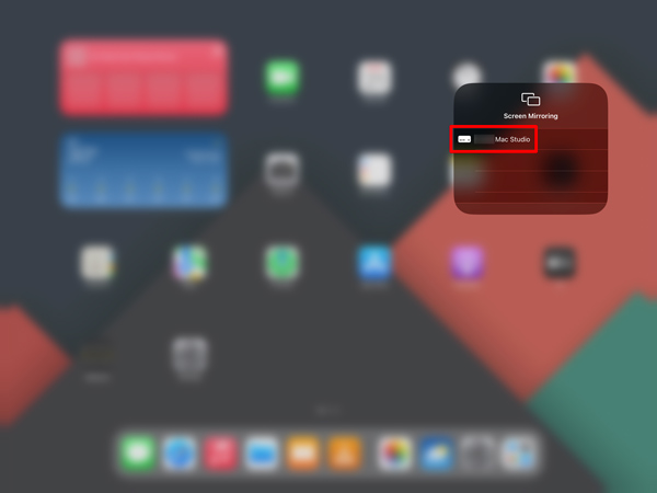 Screen Mirror iPad To Mac Studio