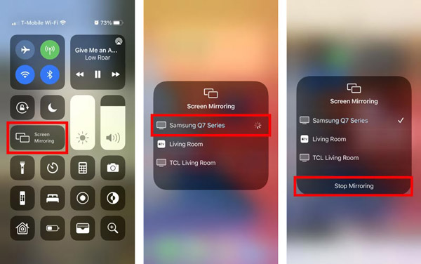 Screen Mirror iPhone To Samsung TV VIA Airplay