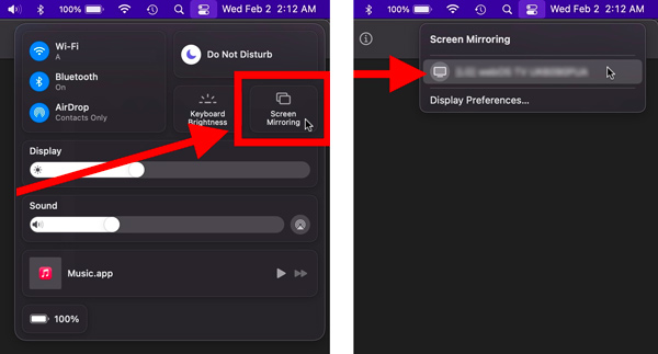 Screen Mirroring Mac To Samsung TV Using Airplay