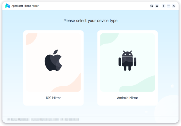 Select Ios Android Mirror