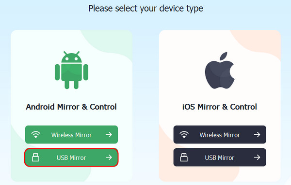 Select Mirror Mode