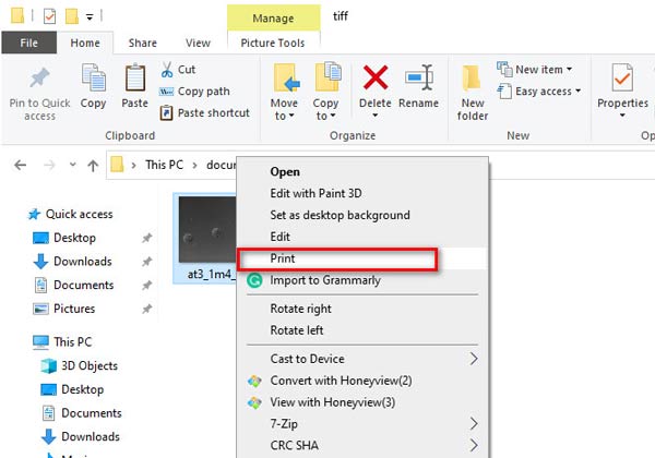 how to open tiff files in windows 10