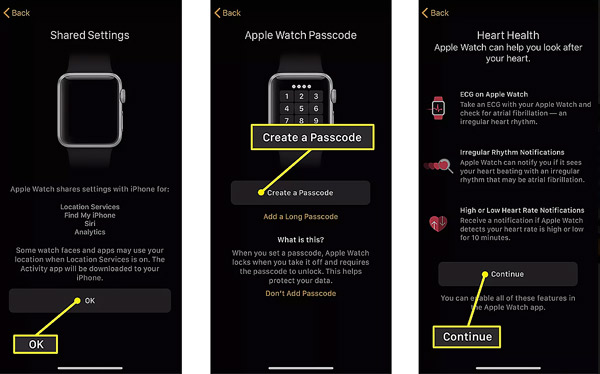 设置 Apple Watch 密码