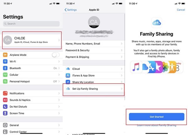 Apple Music Family Sharingにメンバーを追加する方法
