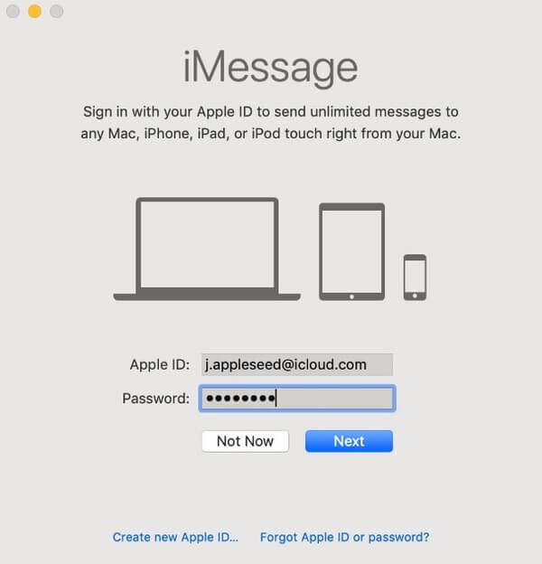 Set up iMessage on Mac
