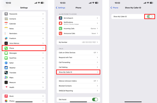 Show My Caller ID on iPhone