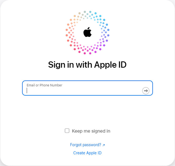 Sign In iCloud