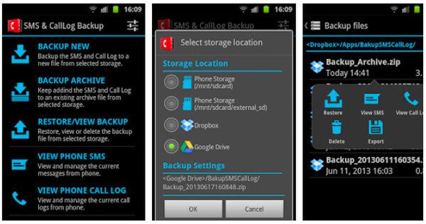 SMS & Call Log Backup APK