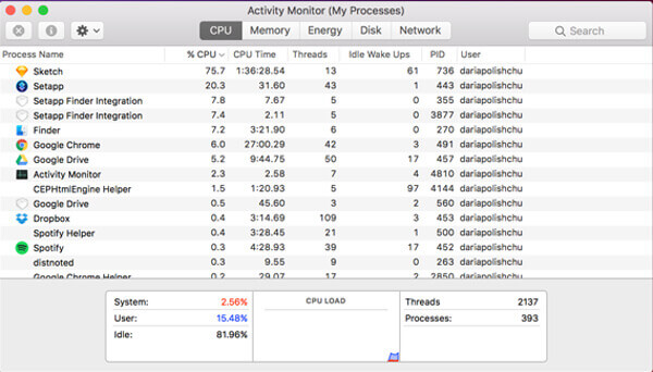 Speed up Mac CPU