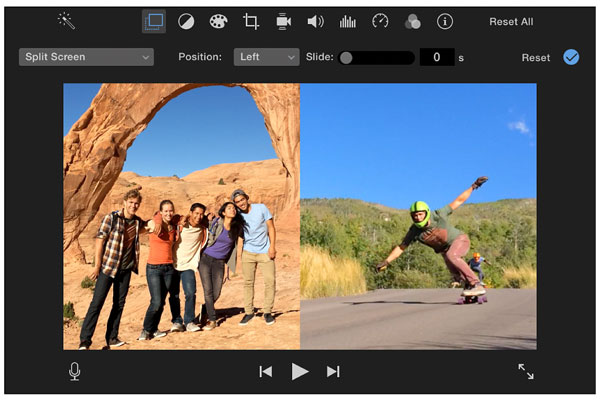 how to split video in imovie on mac