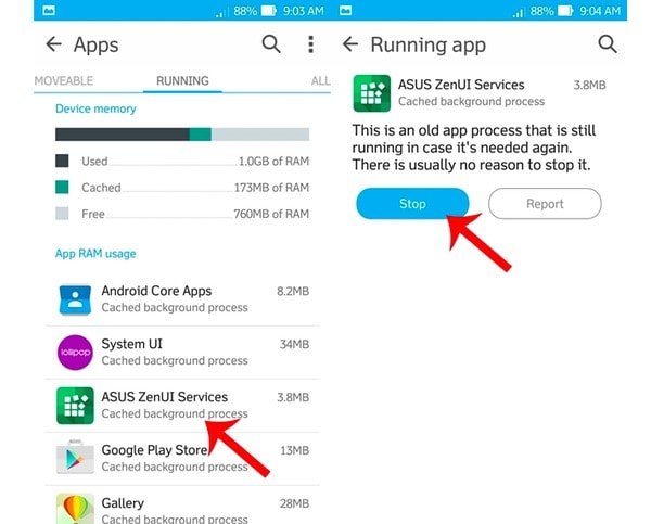 Stop All Running Apps