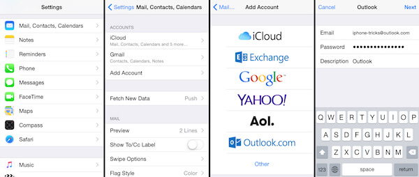 Sync Outlook Contacts to iPhone Directly