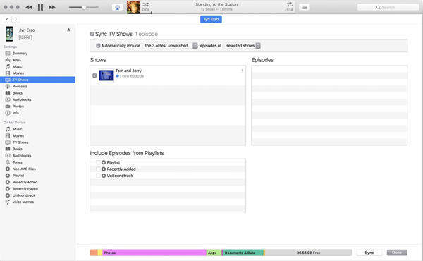 Transfer Videos with iTunes