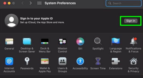 System Preferences