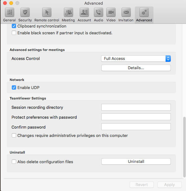 uninstall teamviewer for mac