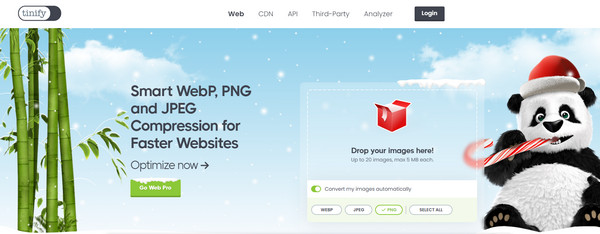 TinyPNG Web Page