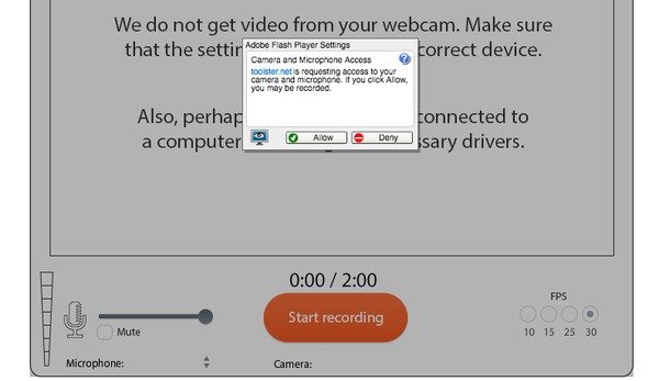 Toolster Online Webcam Video Recorder