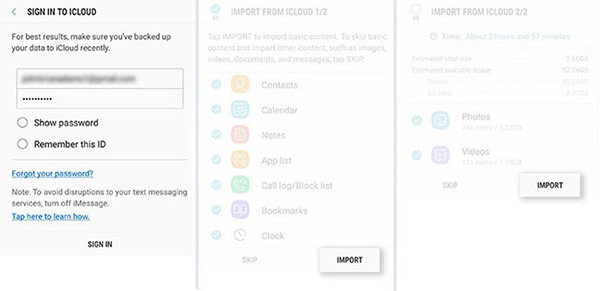 Transfer Data from iPhone to Samsung Smart